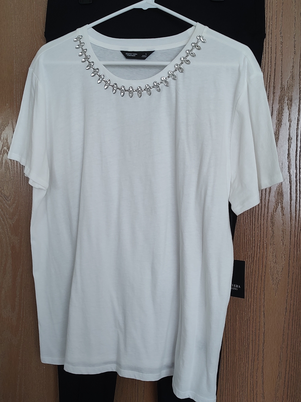 Embellished Shirt Sleeve Tee